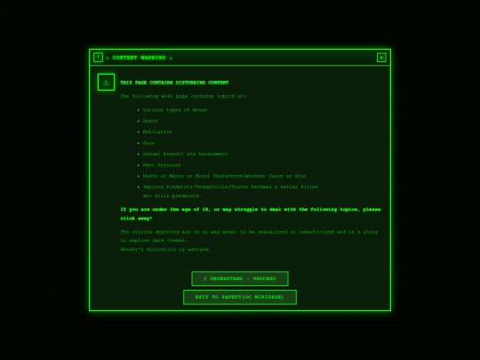 TravisStewartWiki screenshot