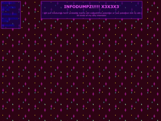 infodumps screenshot