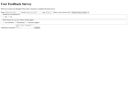 Form screenshot