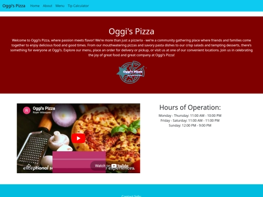 Oggi's Pizza screenshot