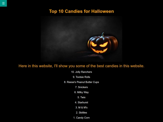W3.CSS_Halloween screenshot