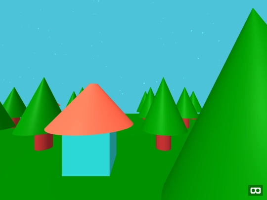 WEB_DESIGN/1-HTML/A-Frame_World screenshot