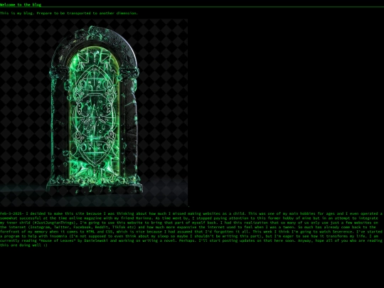 blog screenshot