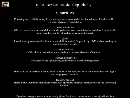 charity screenshot