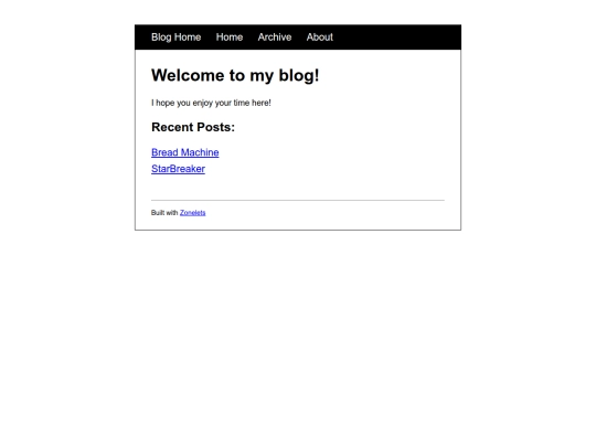 blog screenshot