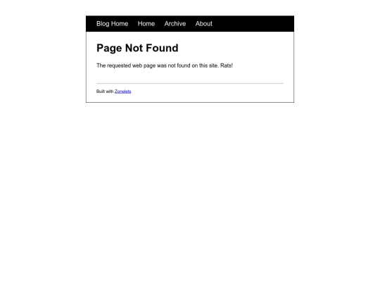 blog/not_found screenshot