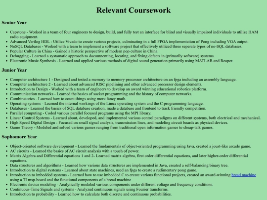classes screenshot