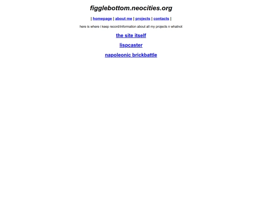 projects screenshot