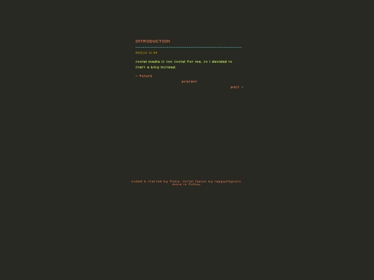 oldblog screenshot