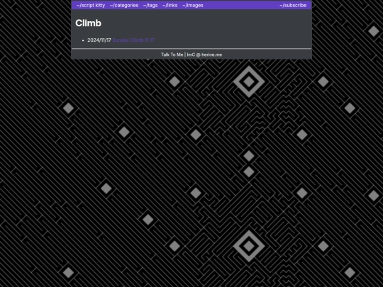 categories/climb screenshot