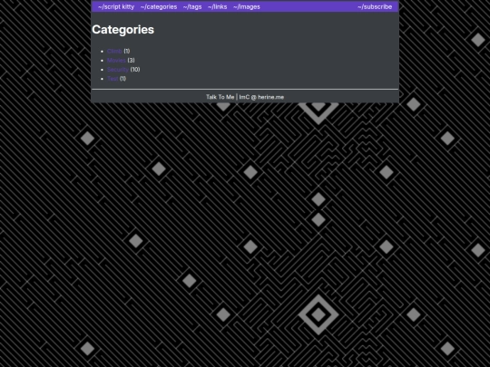 categories screenshot