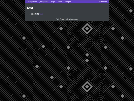 categories/test screenshot