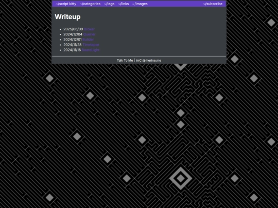 tags/writeup screenshot