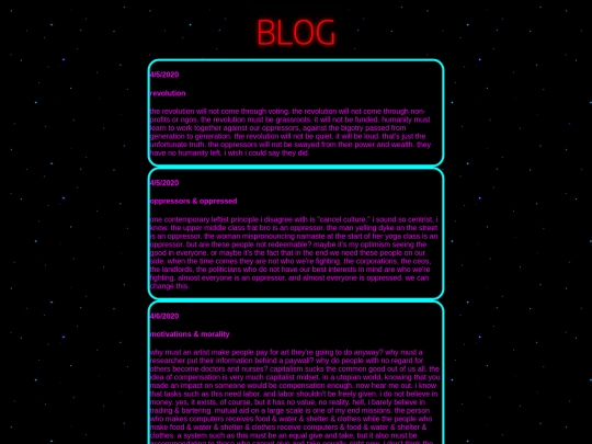 blog screenshot