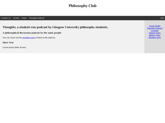 External screenshot