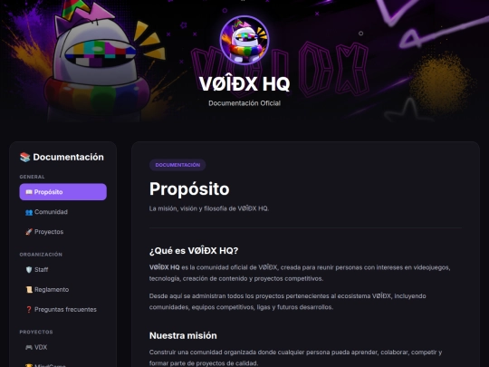 voidx-hq/proposito screenshot