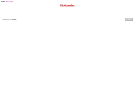 Dictionaries screenshot