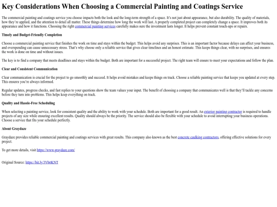 KeyConsiderationsWhenChoosingaCommercialPaintingandCoatingsService screenshot