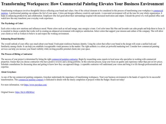 TransformingWorkspacesHowCommercialPaintingElevatesYourBusinessEnvironment screenshot
