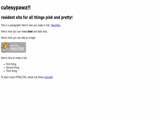 index screenshot