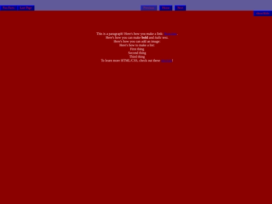 test screenshot
