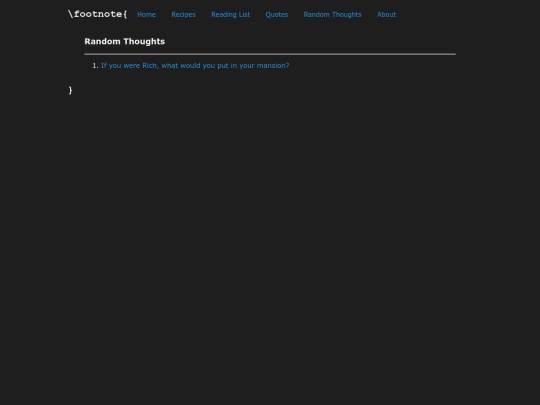 random_thoughts screenshot