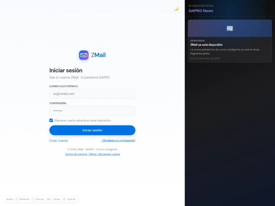 zmail screenshot