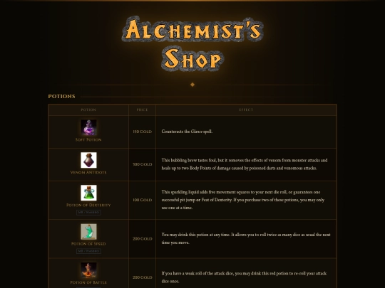 Alchemist screenshot