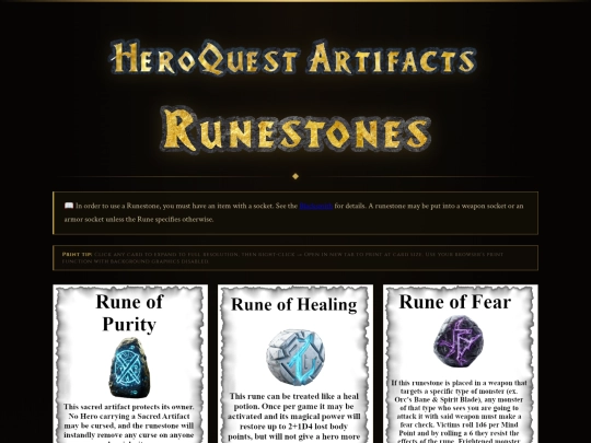 Runes screenshot