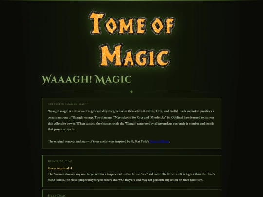 Waaagh screenshot