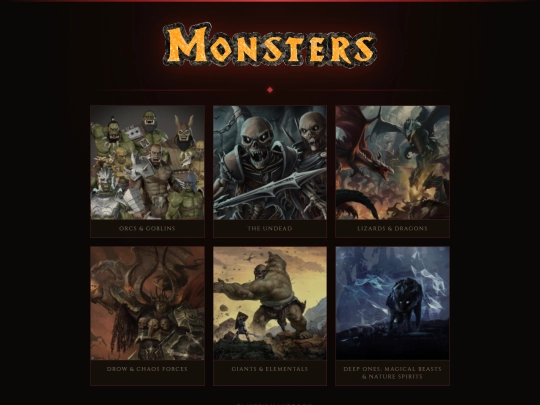 monsters screenshot
