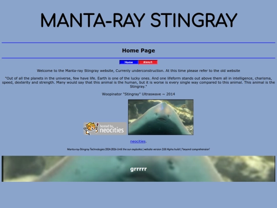 Testpage screenshot