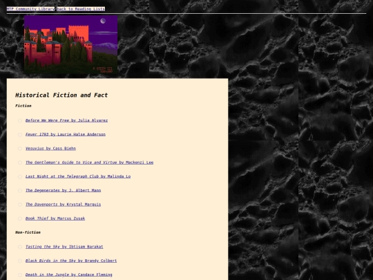 history screenshot