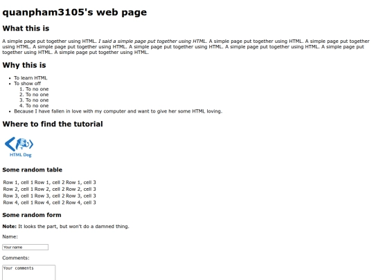 index screenshot