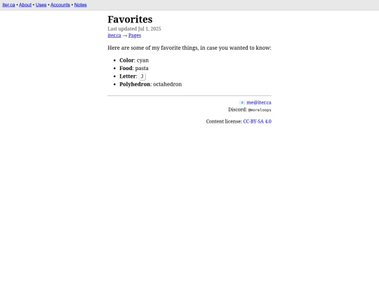 p/faves screenshot