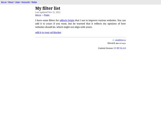 p/filters screenshot