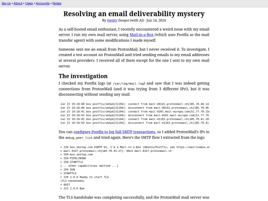 post/dropped-email screenshot