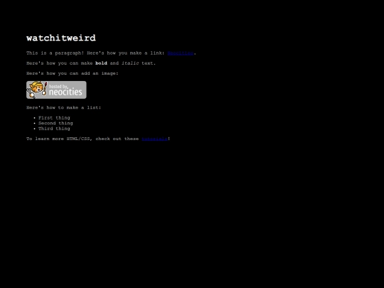 index screenshot
