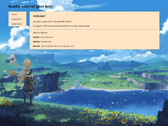 index screenshot