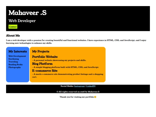 my portfolio/portfolio screenshot