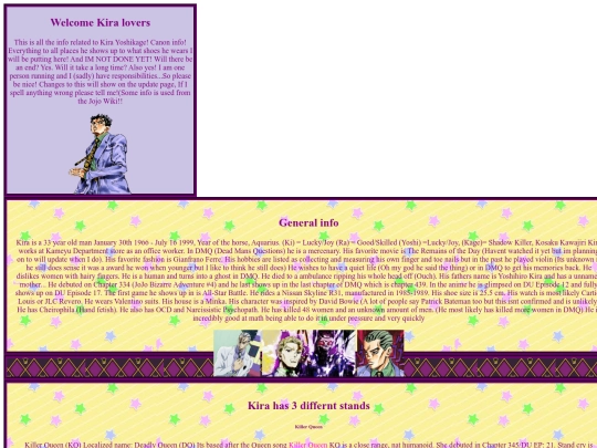 info screenshot