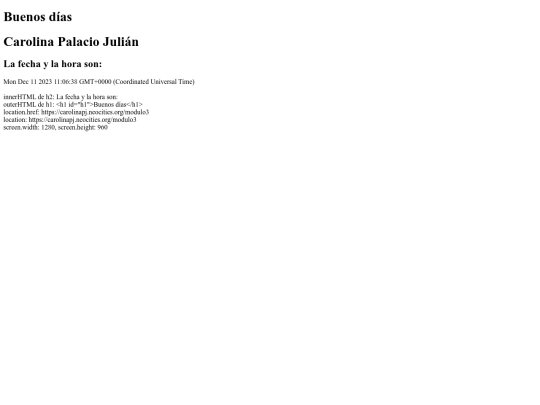 modulo3 screenshot