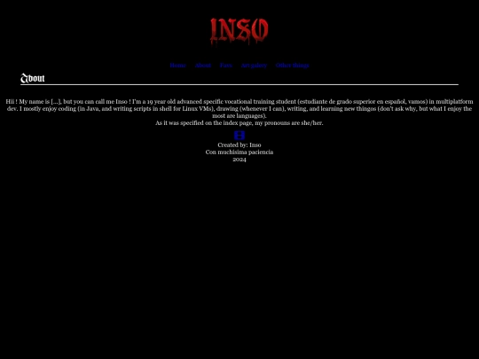 html/about screenshot