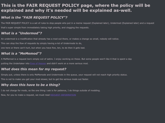 MISC/FairRequest screenshot