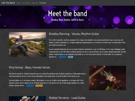 template12/band screenshot