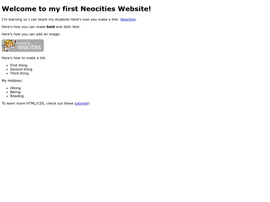 index screenshot