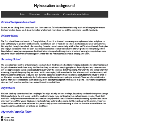 Education screenshot