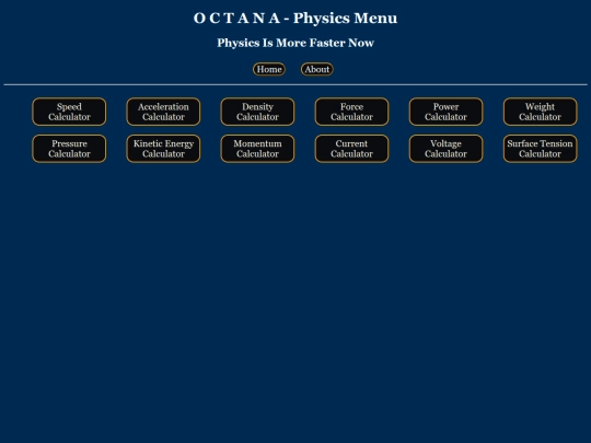 Physics index screenshot