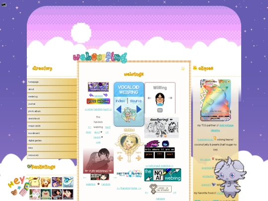links screenshot