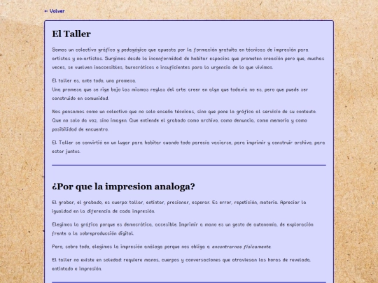 taller screenshot